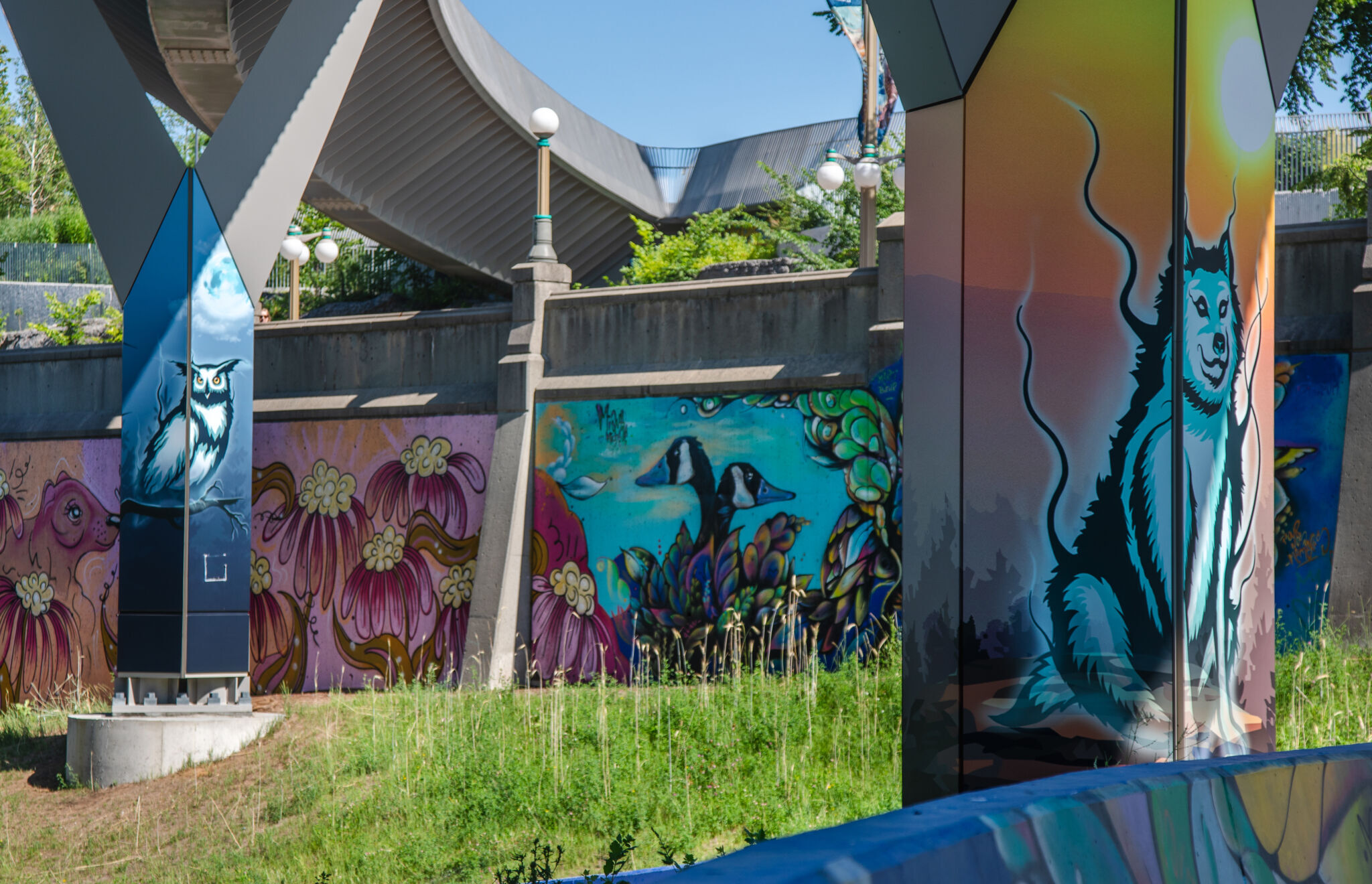 Art sous la passerelle Pìdàban