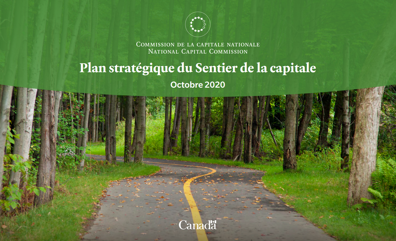 Page couverture du Plan stratégique du Sentier de la capitale