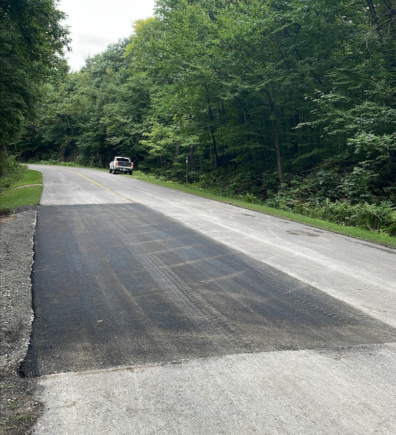 Repairs to Champlain Parkway, August 21, 2024