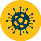 COVID-19 virus pictogram