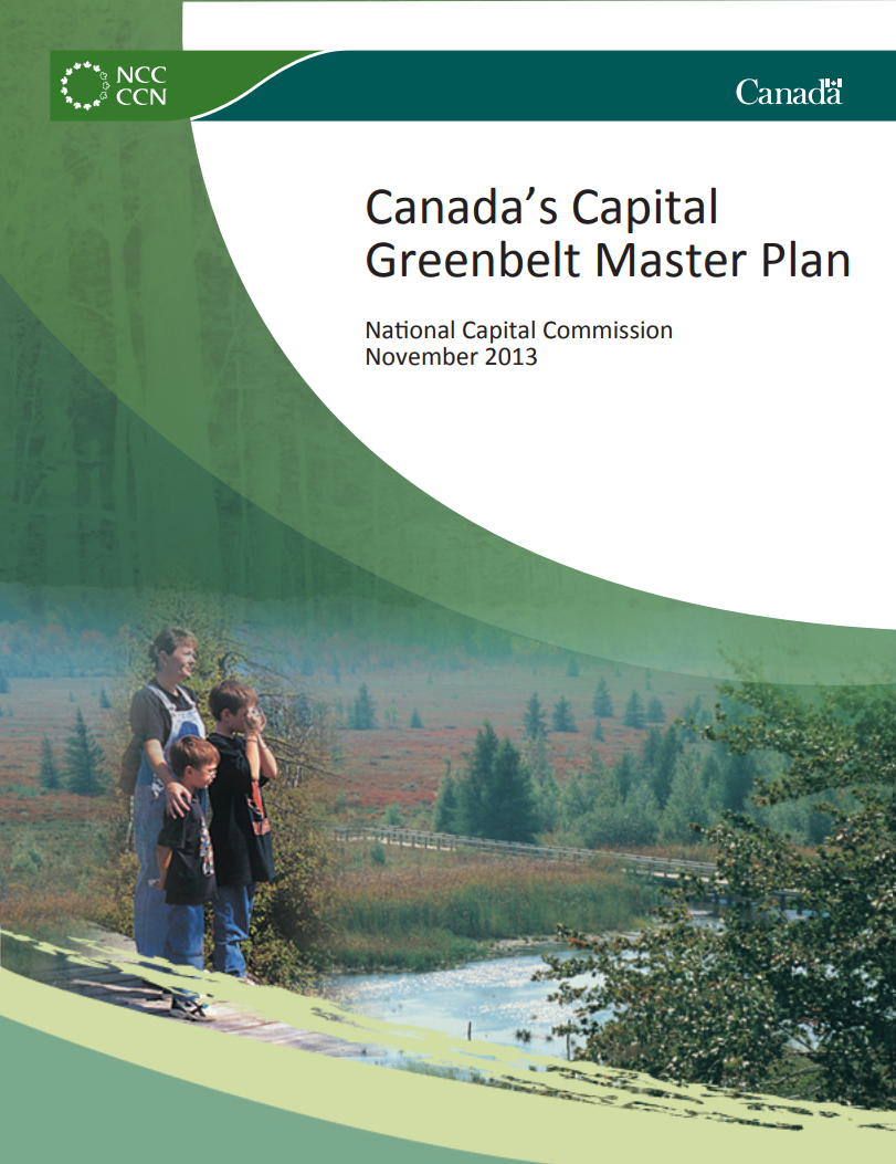 Canada's Capital Greenbelt Master Plan Cover Page