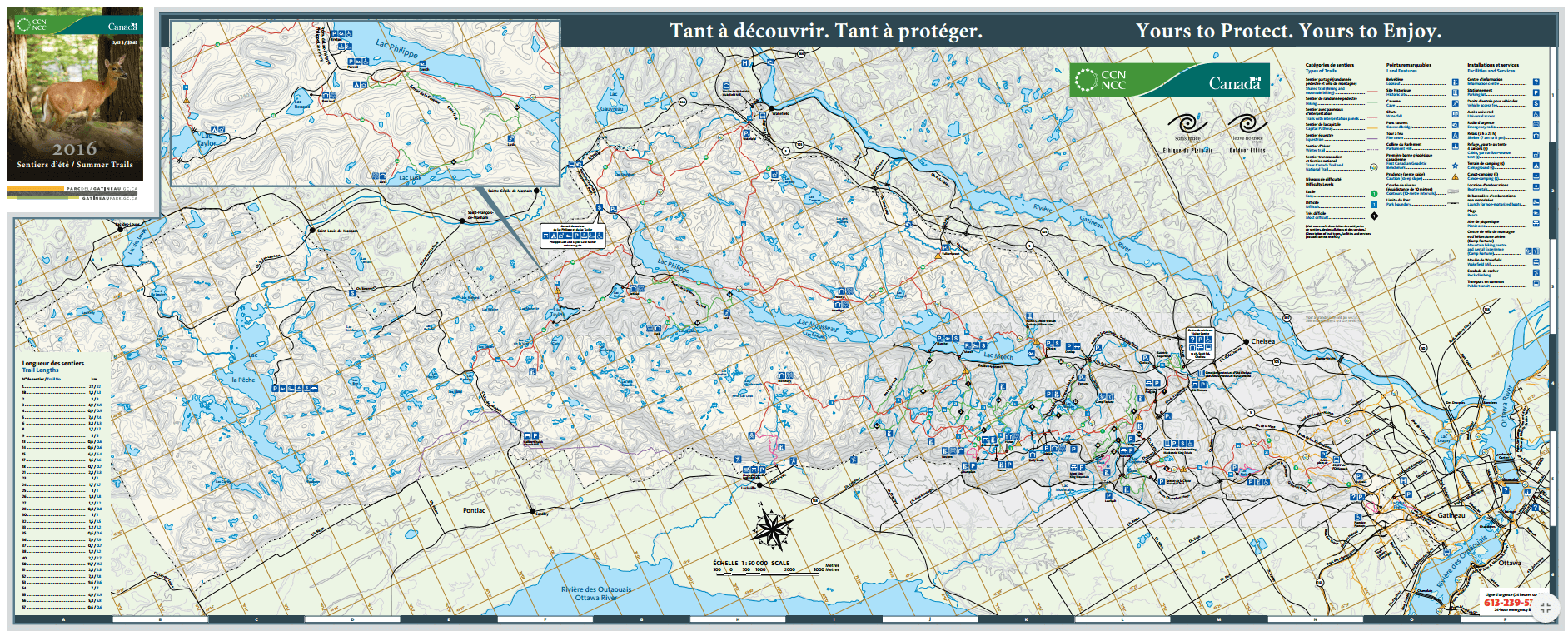 Gatineau Park Trail Map