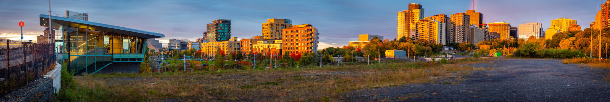 Aménagement du terrain de la bibliothèque