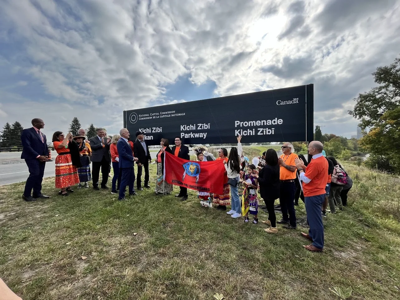 Inauguration de la Kichi Zibi Mikan