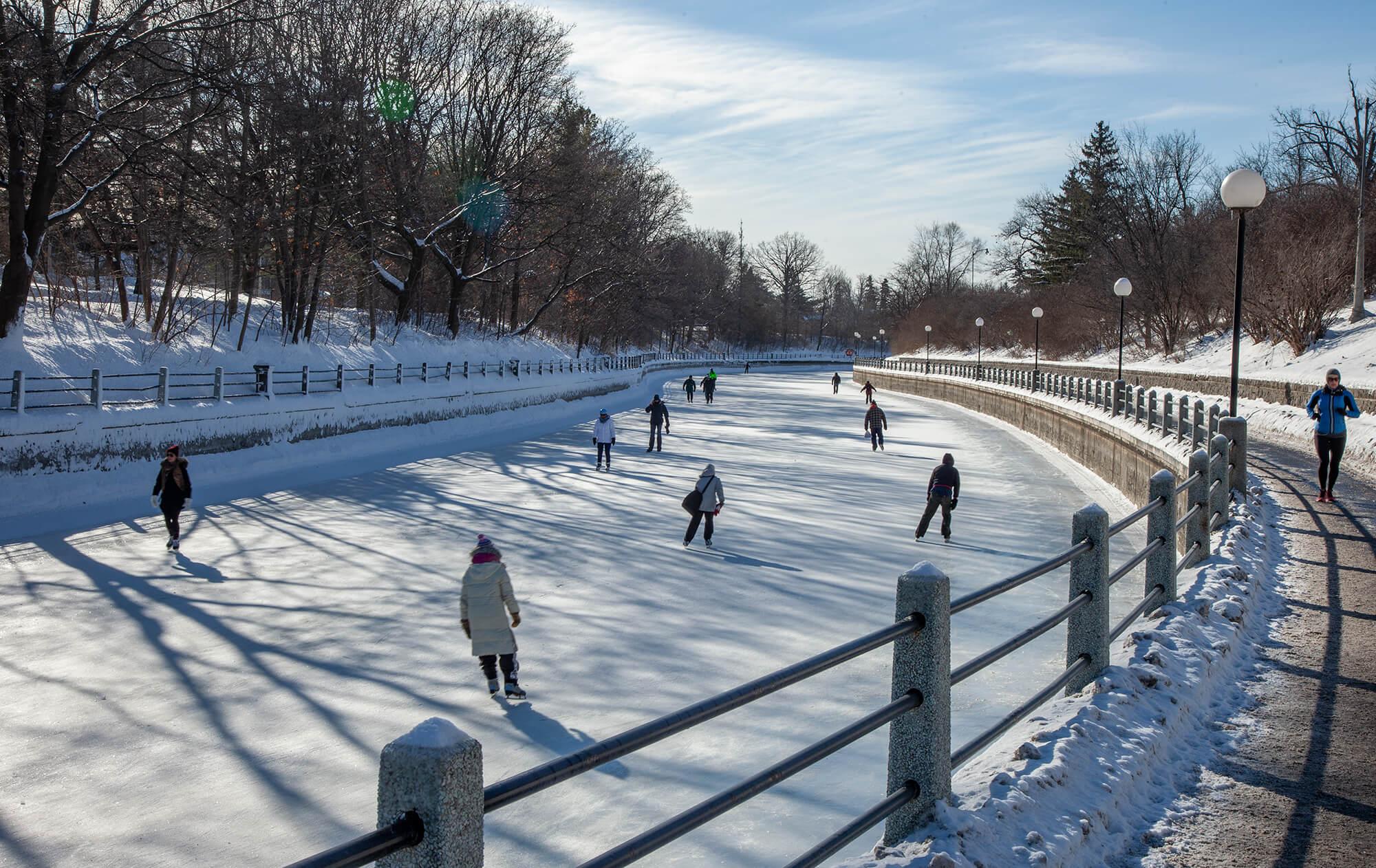 La patinoire du canal Rideau