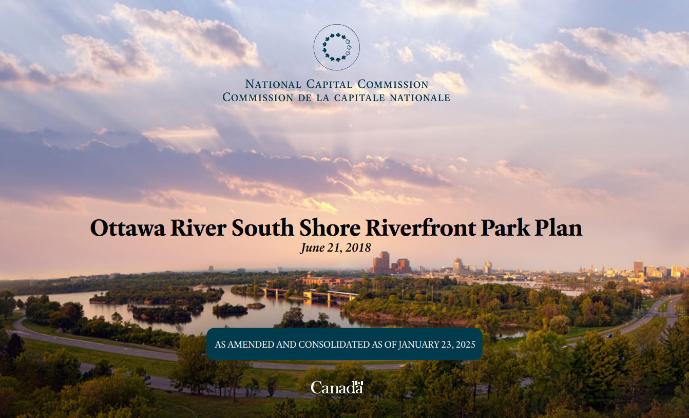 Ottawa River South Shore Riverfront Park Plan Cover Page