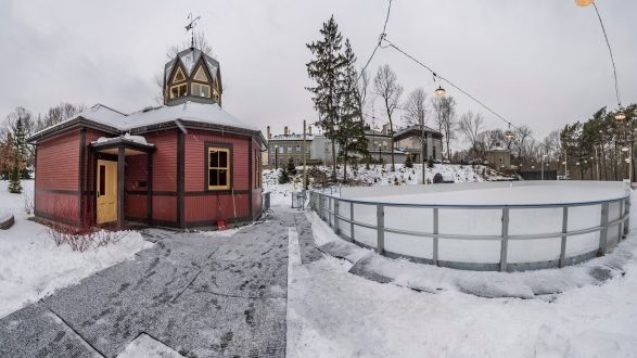 Patinoire et pavillon d'hiver de Rideau Hall