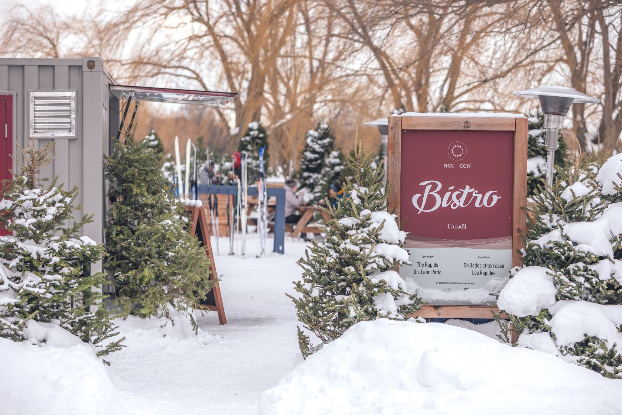 Remic Rapids Bistro in Winter