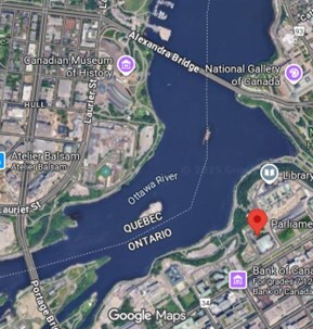 Ottawa River Shoreline in Gatineau map
