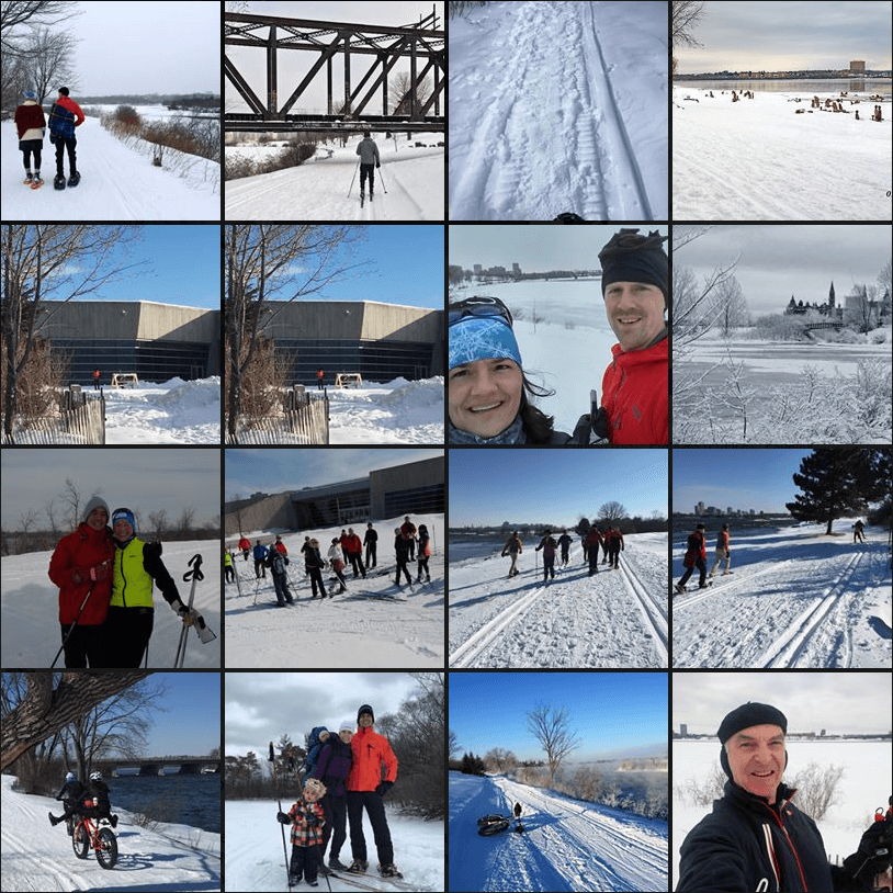 Visitor photos posted on the SJAM Winter Trail Facebook page