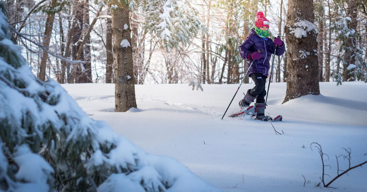 Snowshoeing in Gatineau Park National Capital Commission