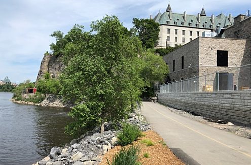 Ottawa River Pathway, after the floods (work completed)