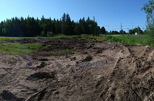 Site 3 (before): Bare ground, no vegetation