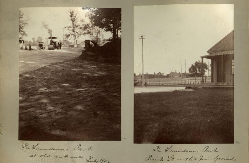 Parc Lansdowne. Juillet 1902. Source : Bibliothèque et Archives Canada (e999912052-u)