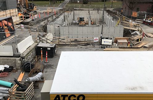 Site under construction, November 2020
