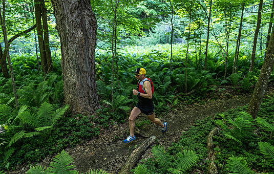 Trail Running with Ray Zahab in Gatineau Park