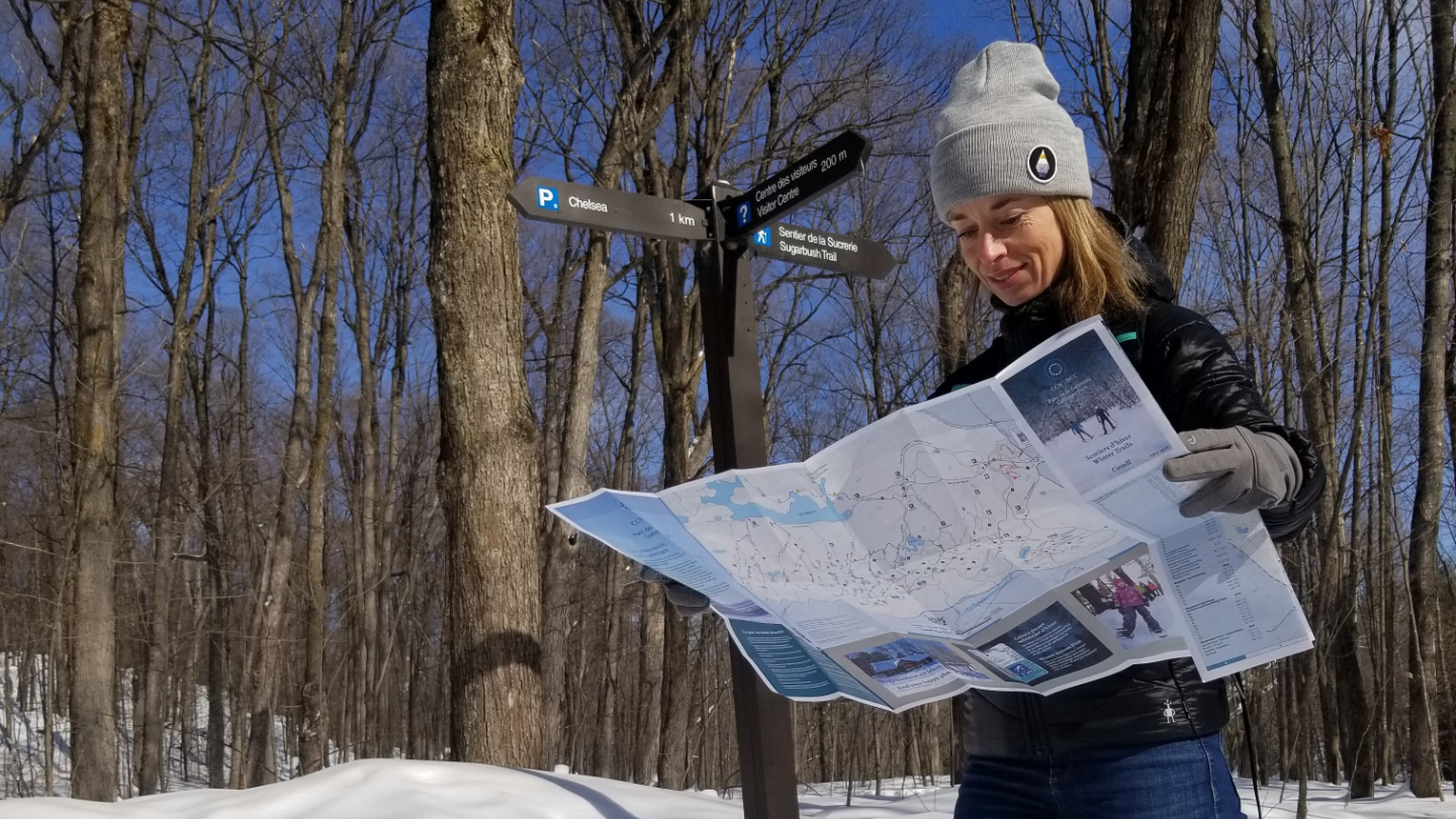 Make sure you have a paper copy of the trail map (available at the Gatineau Park Visitor Centre).