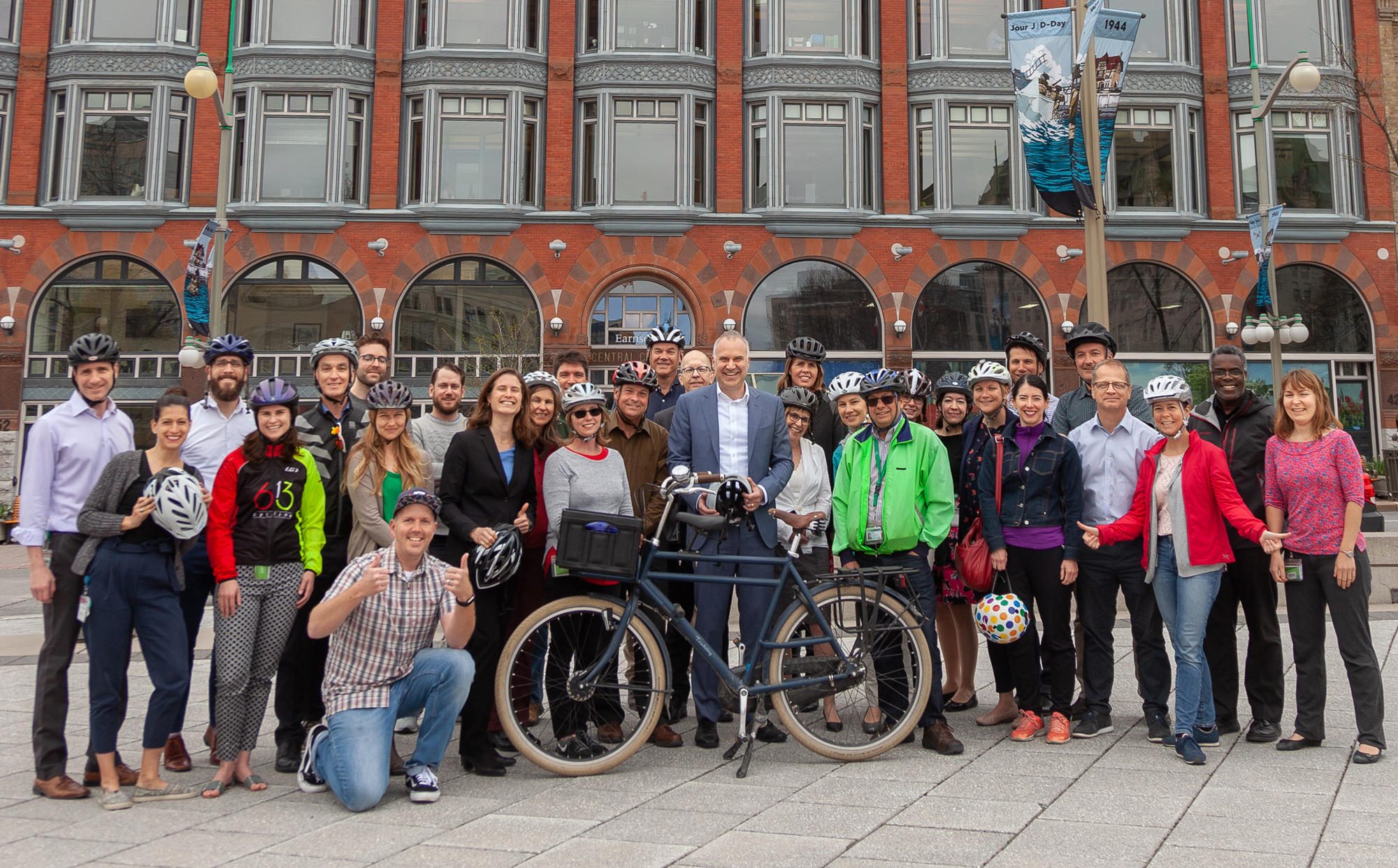 Les employés de la CCN participent au Mois du vélo au boulot