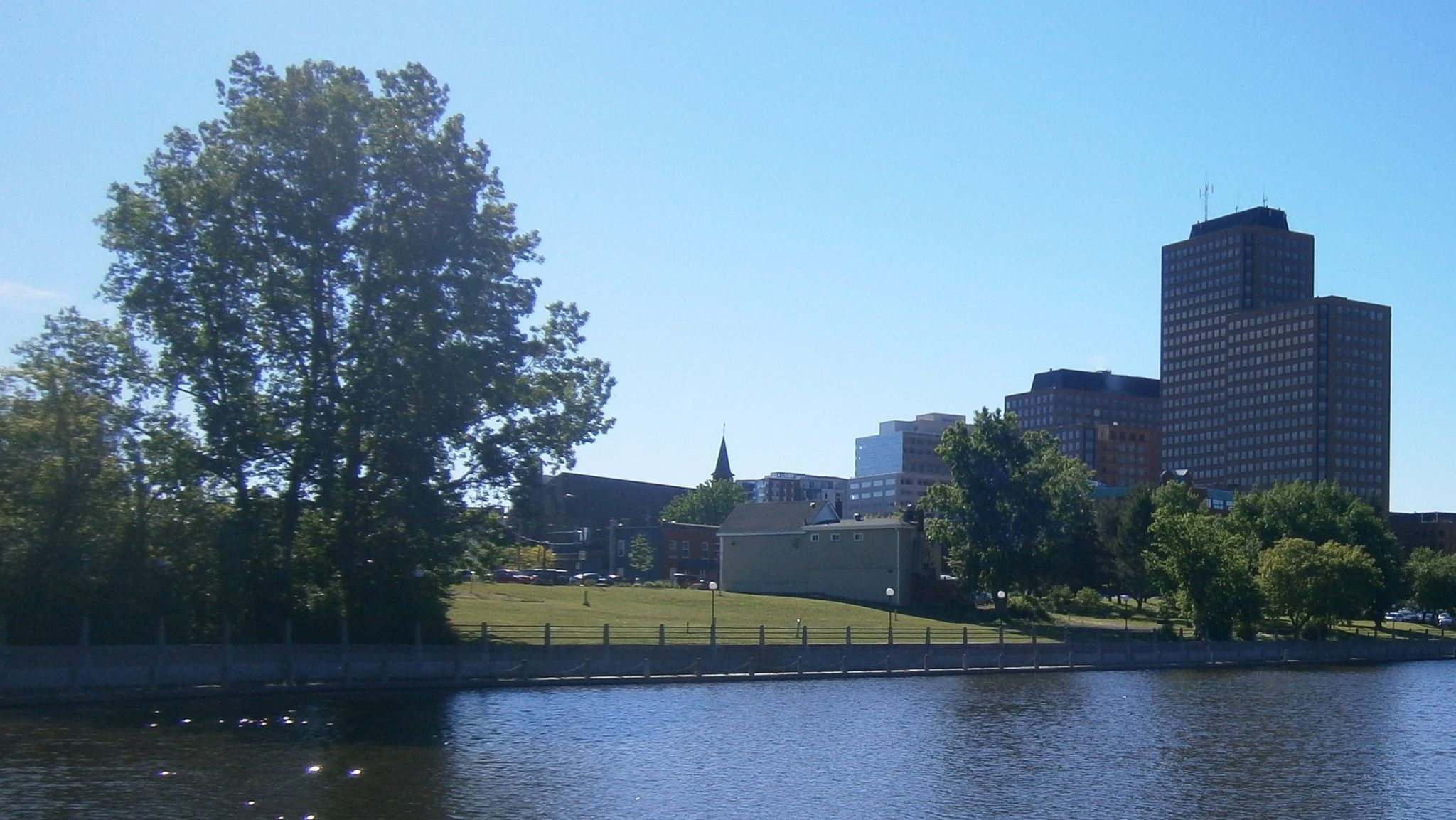 Le ruisseau de la brasserie en été
